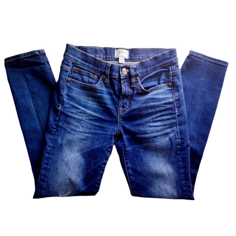 J.Crew Toothpick Skinny Distressed Jeans